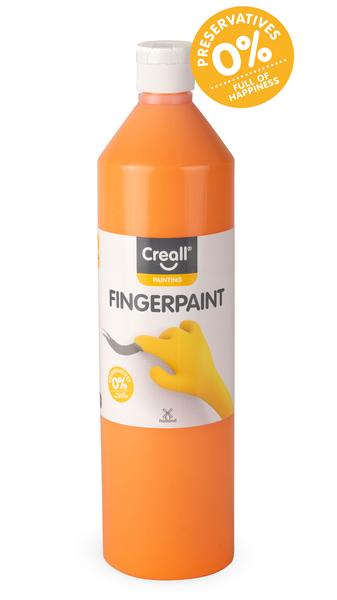 Fingerfarbe orange (Creall), 750 ml 