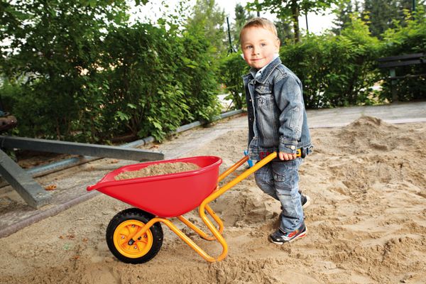 TOP TRIKE Schubkarre, Metall + Kunststoff, ab 4 Jahre