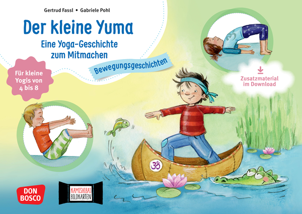 Kamishibai Bildkartenset -  Der kleine Yuma. Eine Yoga-Geschichte zum Mitmachen für kleine Yogis 