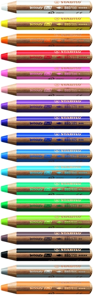 STABILO Woody 3 in 1, 60er Set