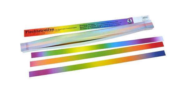 Regenbogen-Flechtstreifen, 200 Stück