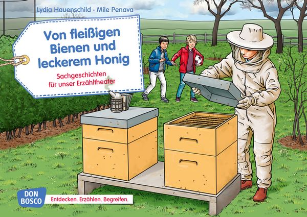 Kamishibai Bildkartenset - Von fleißigen Bienen und leckerem Honig