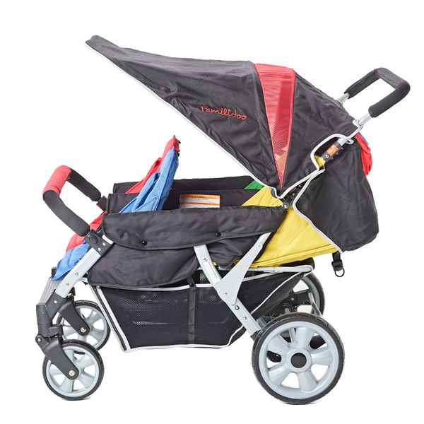 FAMILIDOO Lidoo Star BB+, 4-Sitzer Kinderwagen für Neugeborene bis Kleinkind