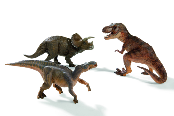 PAPO Figuren Set mit 3 Dinosauriern, Größe bis ca. 17 cm