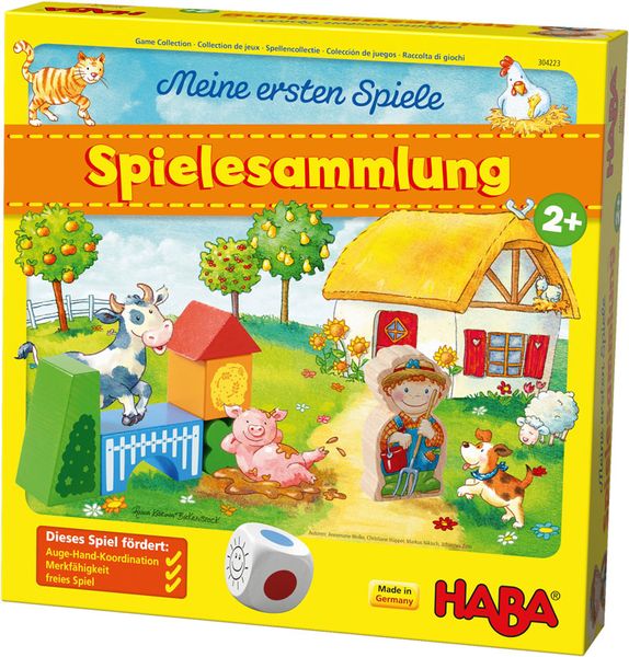 HABA Meine ersten Spiele – Spielesammlung, ab 2 Jahre