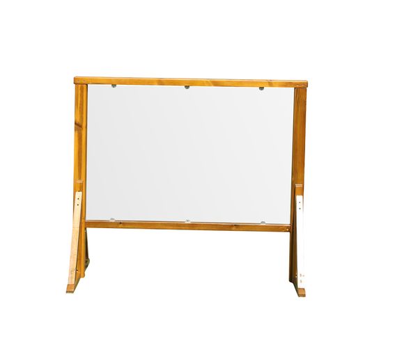 Outdoor Maltafel, transparent, inkl. 4 Standfüße