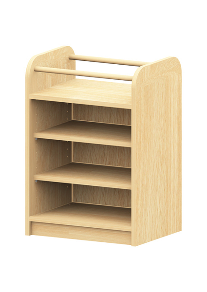 BasicPlus Offener Schrank mit Lauflernstange, 2 Einlegeböden, (BxHxT): 52 x 75 x 40cm