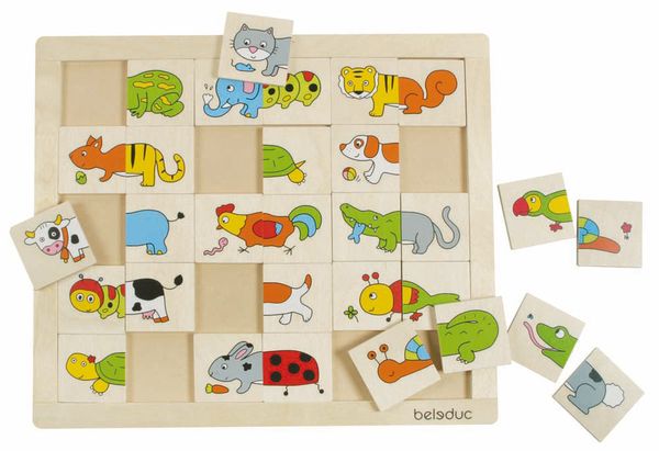 Match & Mix Puzzle Tiere, 30 Teile, ab 2 Jahre