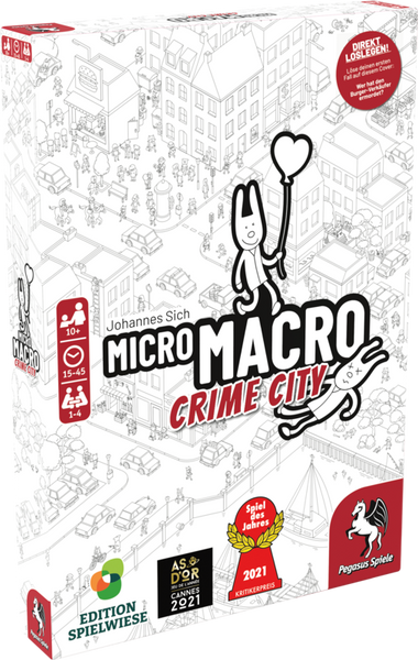 MicroMacro: Crime City (Edition Spielwiese), deutsch, 1-4 Personen, ab 10 Jahre