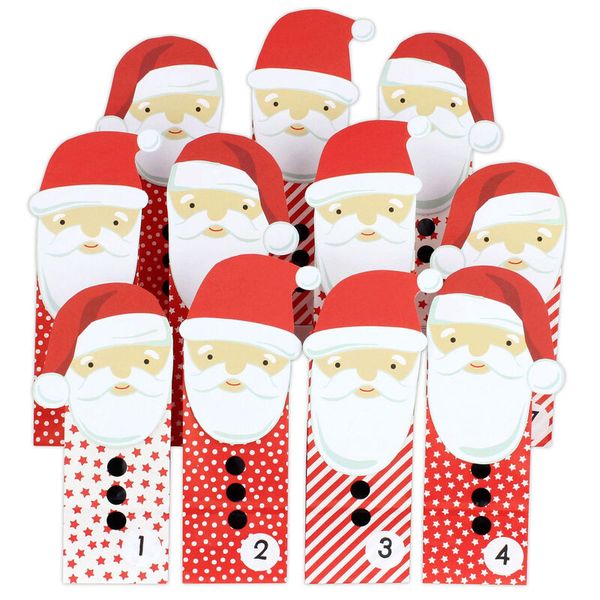 Geschenketaschen (Adventskalender) Nikolaus, 24 Tütensets (SONDERANGEBOT)