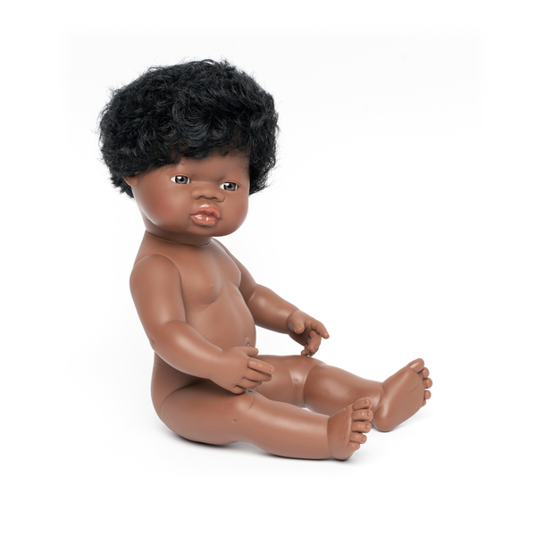 Puppe Junge afrikanisch - 38 cm