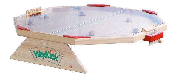 WeyKick Magnetfußball-Arena Fix mit Plexiglas-Abdeckung, 2-6 Spieler, ab 3 Jahre