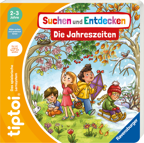 RAVENSBURGER tiptoi® Suchen und Entdecken: Die Jahreszeiten, ab 2 Jahre