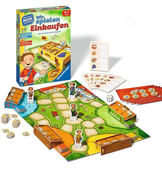 RAVENSBURGER Wir spielen Einkaufen, Sammelspiel, 2-4 Spieler, 4-7 Jahre 