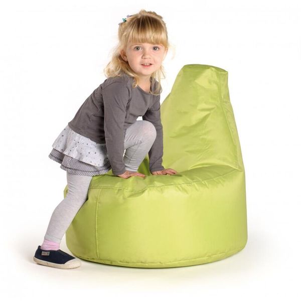 ERZI Sitzsack für Kinder (bis 45 Kg) grün, für Indoor und Outdoor geeignet