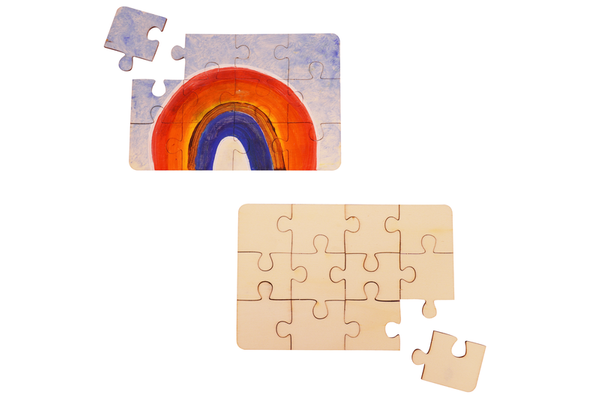 Puzzle-Rohlinge aus Holz, 8 Stück (SONDERANGEBOT)