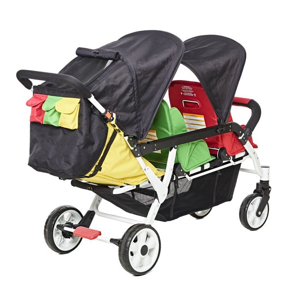 FAMILIDOO Lidoo 3BB+, 3-Sitzer Kinderwagen von Geburt an bis zum Kleinkind