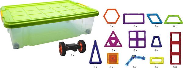 GEOSMART Spielkiste mit 75 Teilen